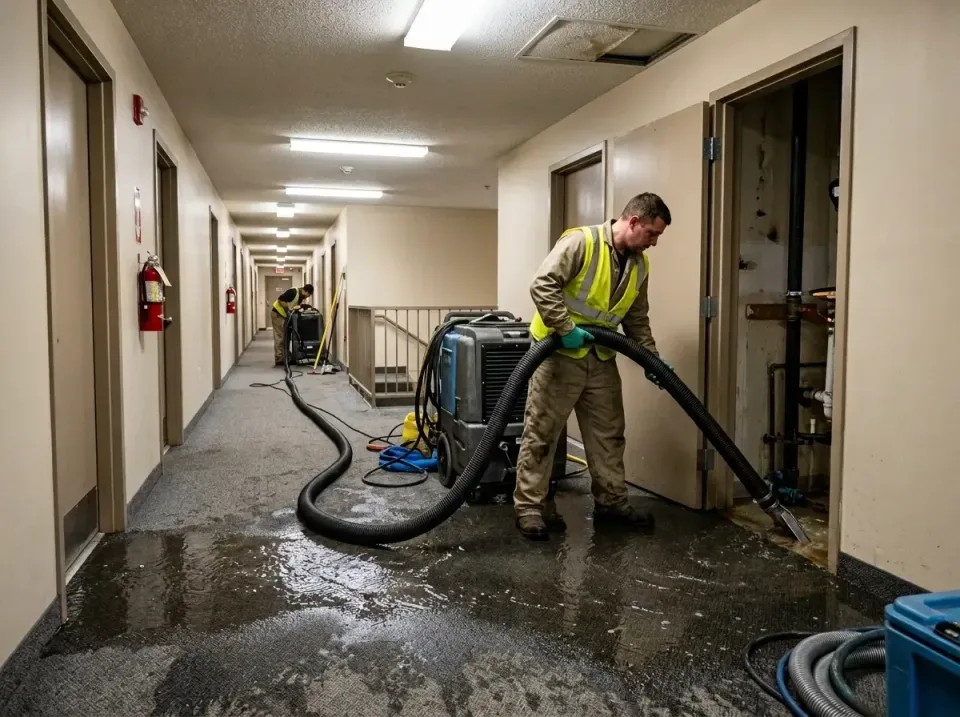 multi-unit-apartment-hallway-f-005 — frequently asked questions, Emergency Burst Pipe Water Extraction & Removal in Matoaca,…